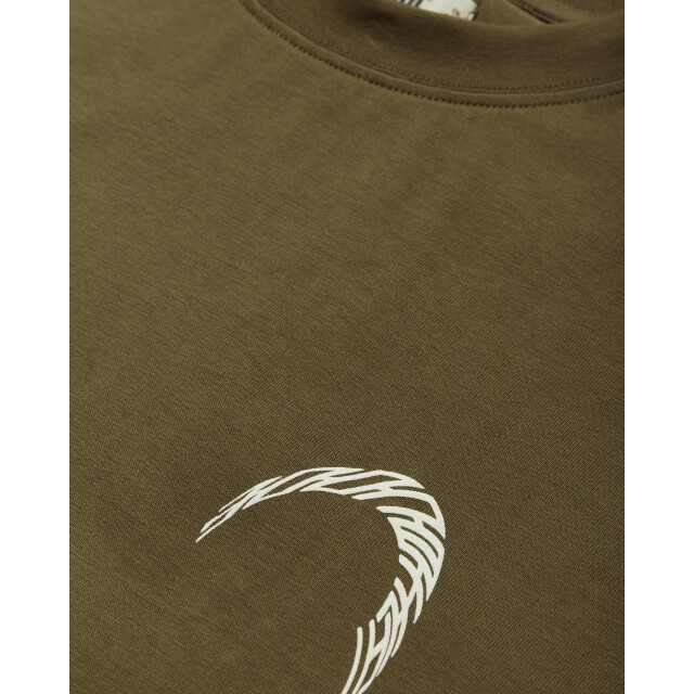 Woodbird baine warp tee 2626-416 dark olive 05011.368.0019 large