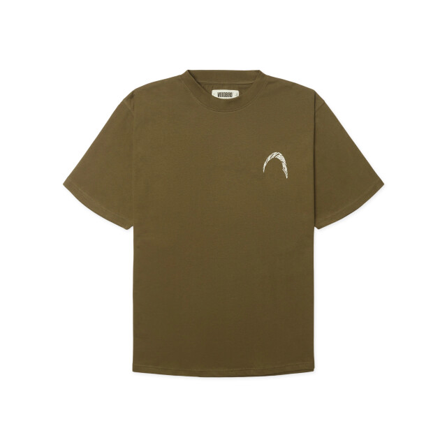 Woodbird baine warp tee 2626-416 dark olive 05011.368.0019 large
