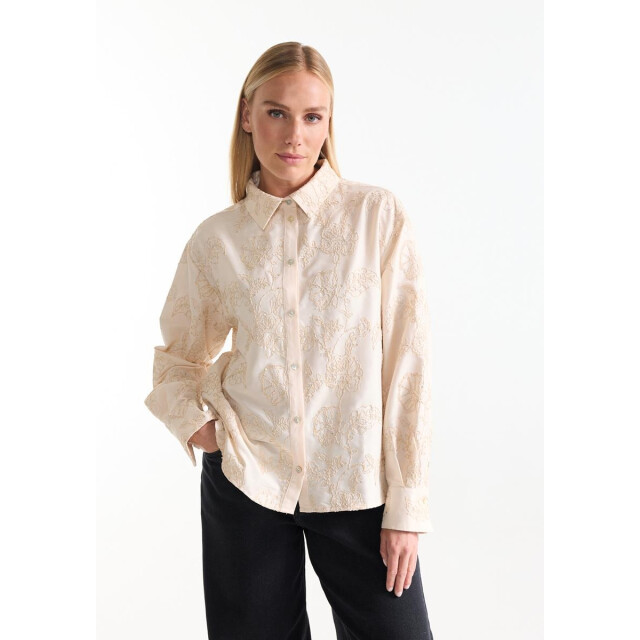 Jansen Amsterdam Bibi blouse sand Bibi large