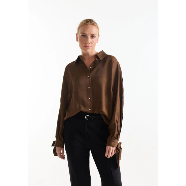 Jansen Amsterdam Indie blouse w26-000180 camel W26-000180 large