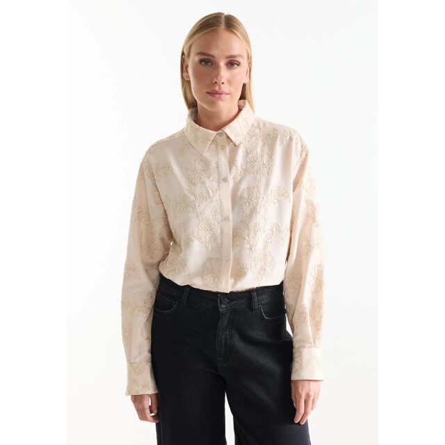 Jansen Amsterdam Bibi blouse sand Bibi large