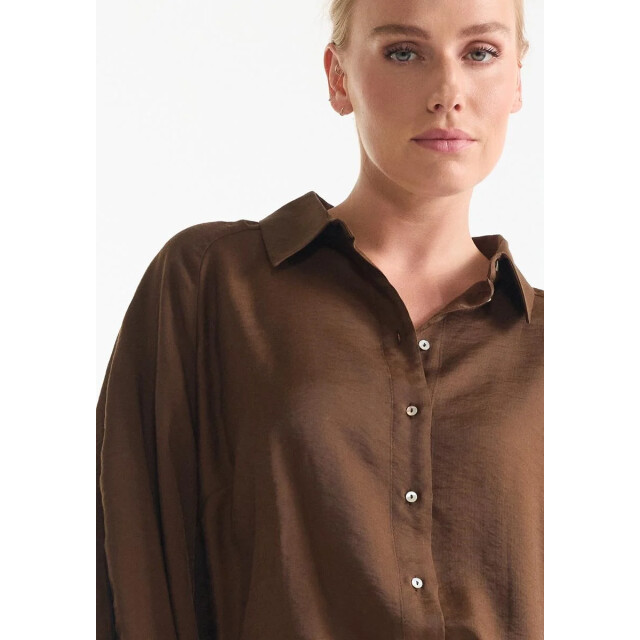 Jansen Amsterdam Indie blouse w26-000180 camel W26-000180 large