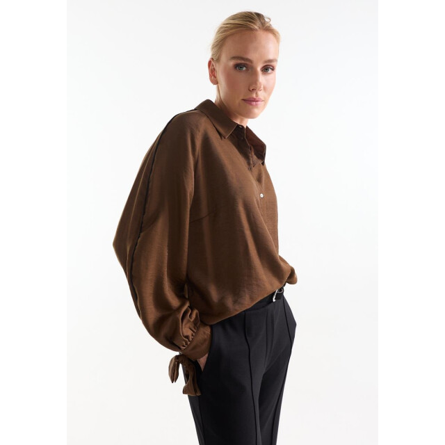 Jansen Amsterdam Indie blouse w26-000180 camel W26-000180 large