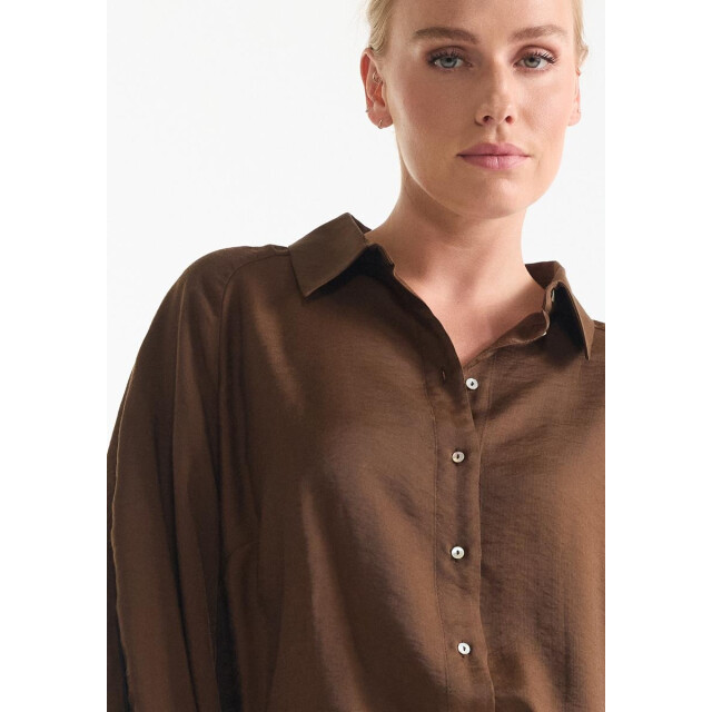 Jansen Amsterdam Indie blouse w26-000180 camel W26-000180 large