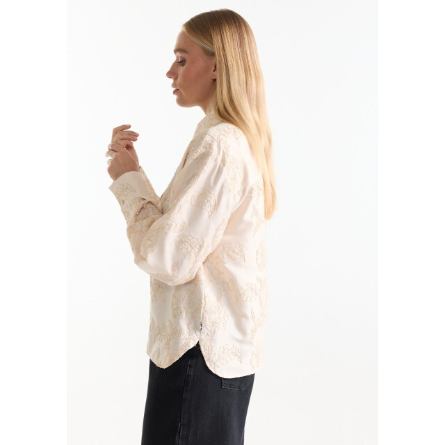 Jansen Amsterdam Bibi blouse sand Bibi large