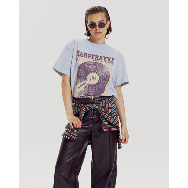 Harper & Yve T-shirt aw6y305 playlist Harper & Yve T-shirt AW6Y305 PLAYLIST large