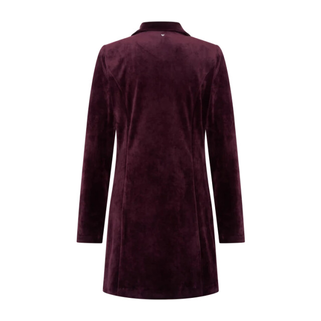Helena Hart 7624 blazer tuxy velour burgundy 7624 large