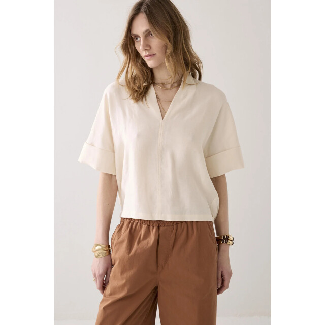 Summum V-hals top v-hals top large