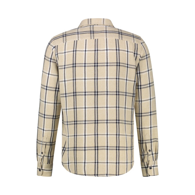 Lerros Heren overshirt 2691086 139 gravel Lerros Overhemd 2691086 139GravelBeige large