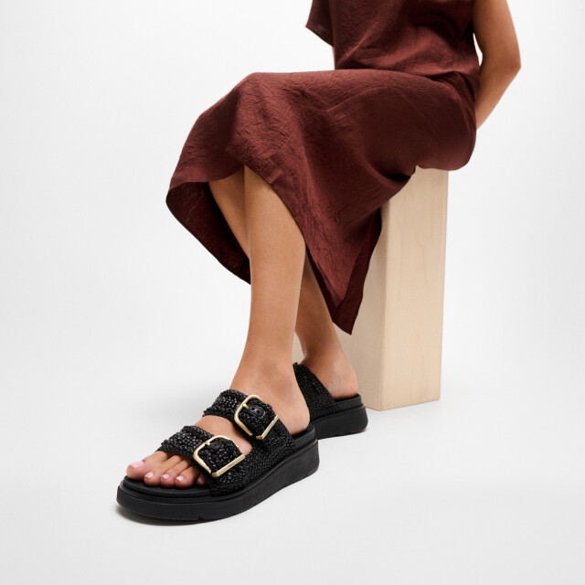 FitFlop Gen-ff woven two-bar slides A9X large