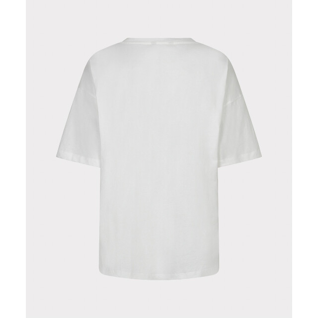 Esqualo T-shirt f26-05536 offwhite/merlot F26-05536 - Offwhite/Merlot large