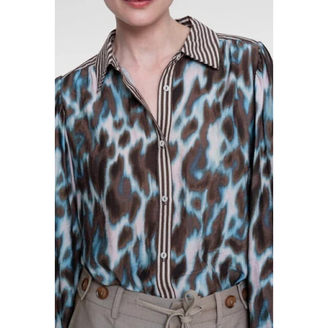 Geisha 63713-20 675 blouse navy/brown 63713-20 675 large