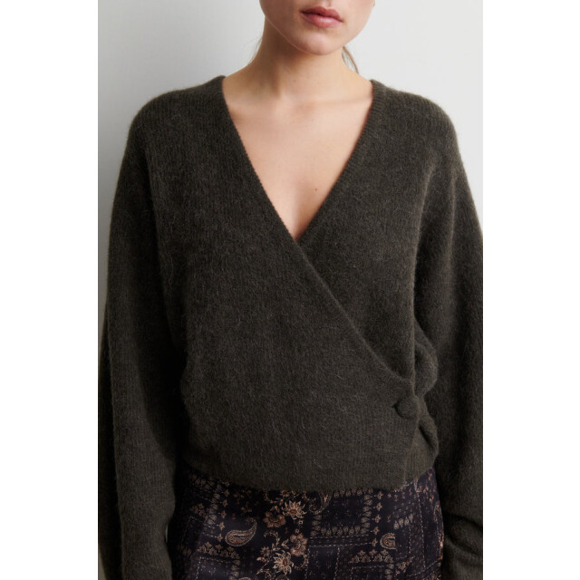 Second Female 60542 gaby wrap knit 8004 black olive 06712.840.0170 large