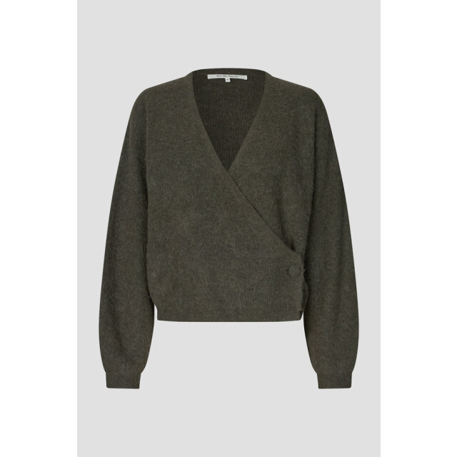 Second Female 60542 gaby wrap knit 8004 black olive 06712.840.0170 large