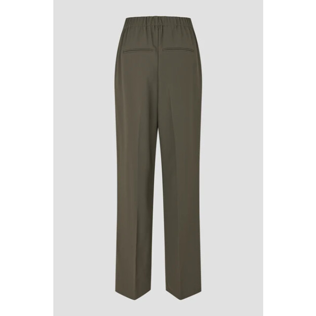 Second Female 58928 fique classic trousers 8004 black olive 06541.840.0236 large