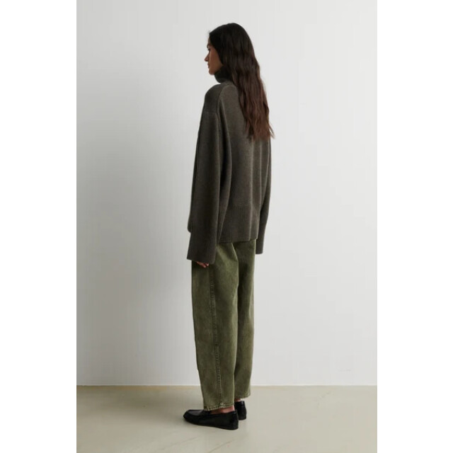 Second Female 59195 alpha knit t-neck 8004 black olive 06711.840.0017 large