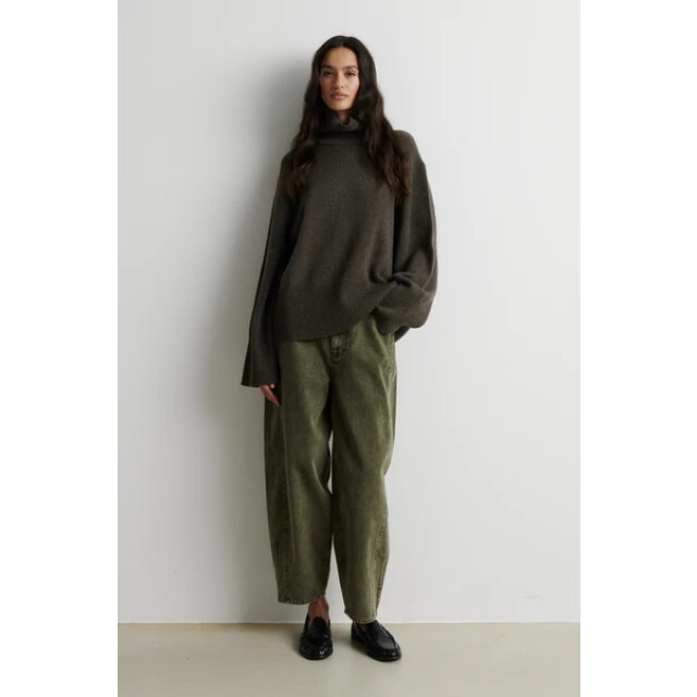Second Female 59195 alpha knit t-neck 8004 black olive 06711.840.0017 large