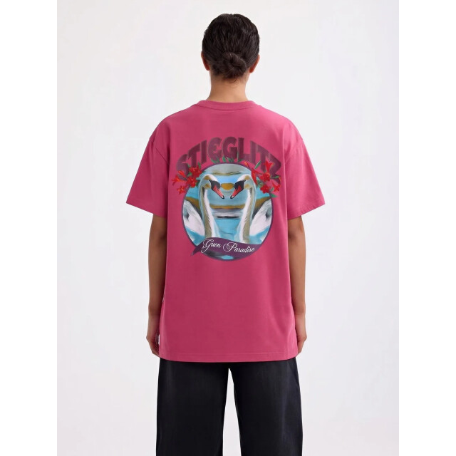 Stieglitz renzo oversized t-shirt w2602033 008 red 06011.755.0003 large