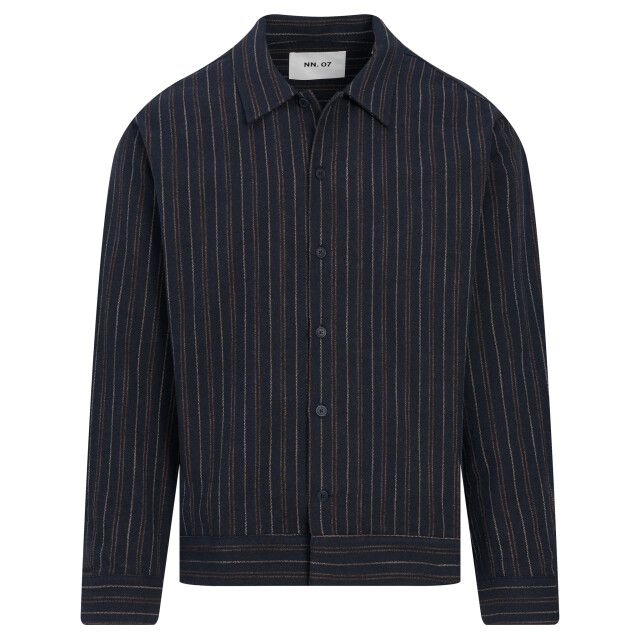 NN07 Overshirt donker 113437-001-L large