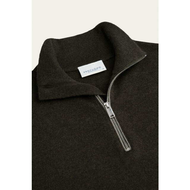 Profuomo Ppxj30012d pullover half zip green profu Z3/PPXJ30012D large