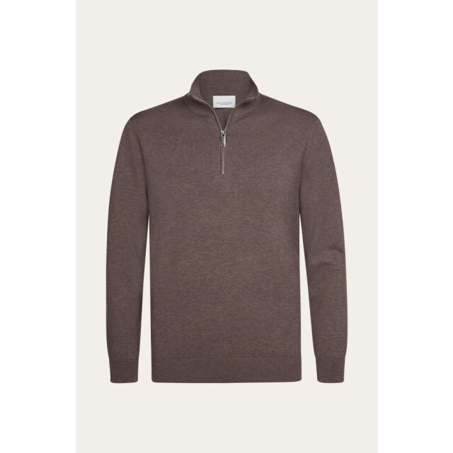 Profuomo Ppxj30002d pullover half zip aubergine profu S/PPXJ30002D large