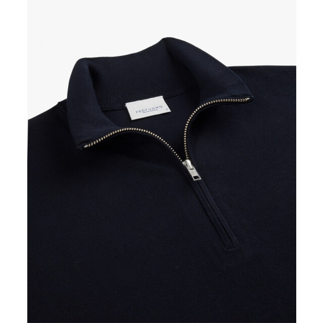 Profuomo Pp2j00010a pullover half zip navy profu P/PP2J00010A large