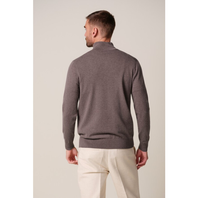 Profuomo Ppxj30002d pullover half zip aubergine profu S/PPXJ30002D large