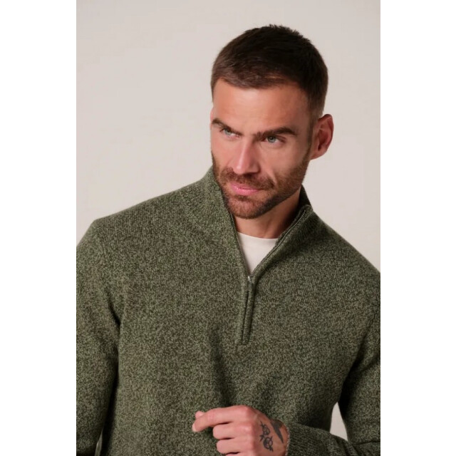 Profuomo Ppxj30047d pullover half zip green profu Z3/PPXJ30047D large
