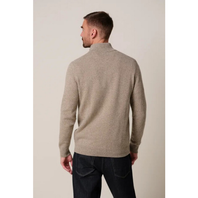 Profuomo Ppxj30047e half zip beige profu F/PPXJ30047E large
