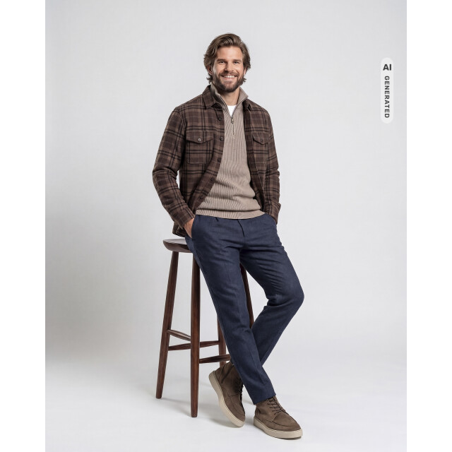 Campbell Chino donker 107654-001-36 large