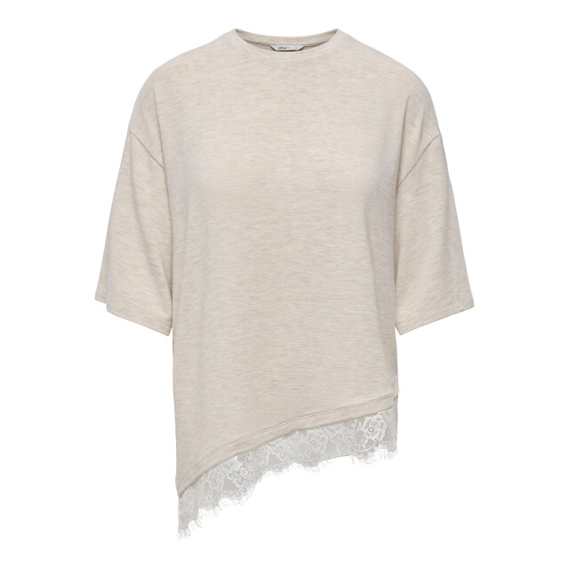 Only Glamour lace t-shirt 15391753 large