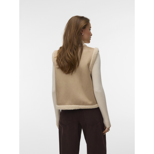 Vero Moda Vmlina kort teddy gilet 10350806 large