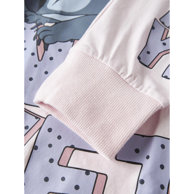 Name It Meisjes lange pyjama set nkfanda stitch 13259954-Cradle Pink large