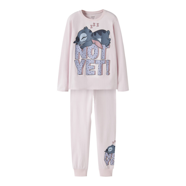 Name It Meisjes lange pyjama set nkfanda stitch 13259954-Cradle Pink large