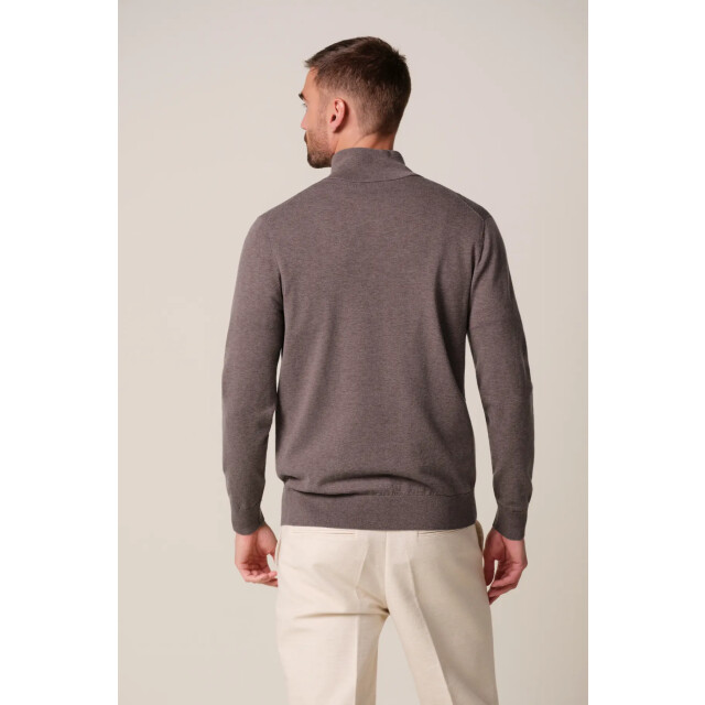 Profuomo pullover half zip ppxj30002d s aubergine 05711.750.0003 large
