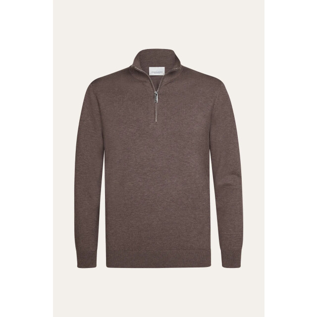 Profuomo pullover half zip ppxj30002d s aubergine 05711.750.0003 large