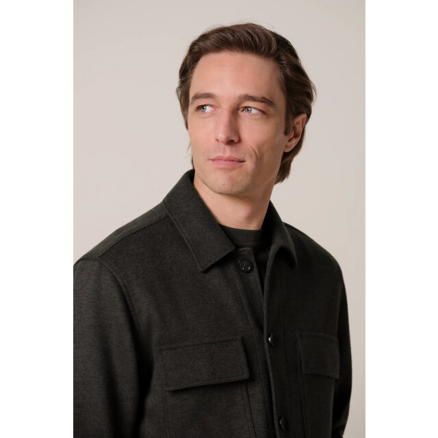 Profuomo knitted overshirt ppxf30001d h2 dark brown 05633.870.0004 large