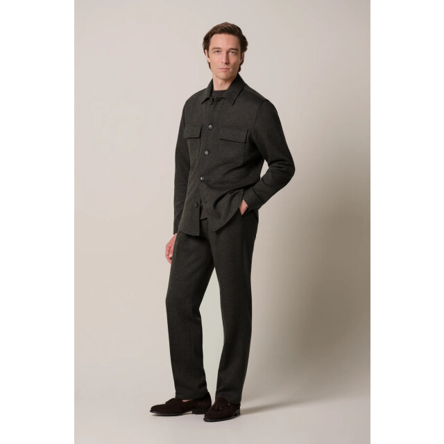 Profuomo knitted overshirt ppxf30001d h2 dark brown 05633.870.0004 large