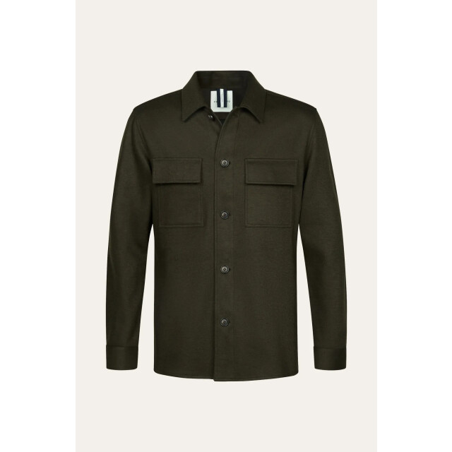 Profuomo knitted overshirt ppxf30001c z3 dark green 05633.370.0001 large