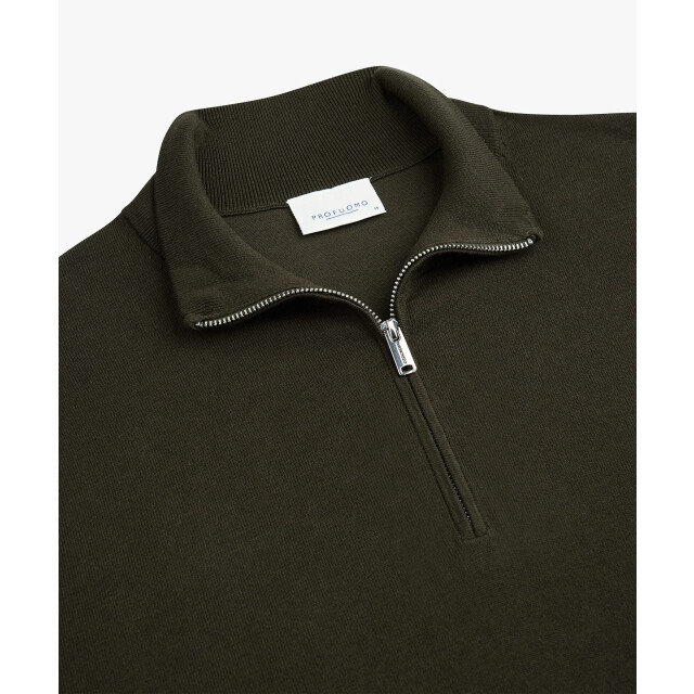 Profuomo pullover half zip ppxj30002c z3 dark green 05711.370.0042 large
