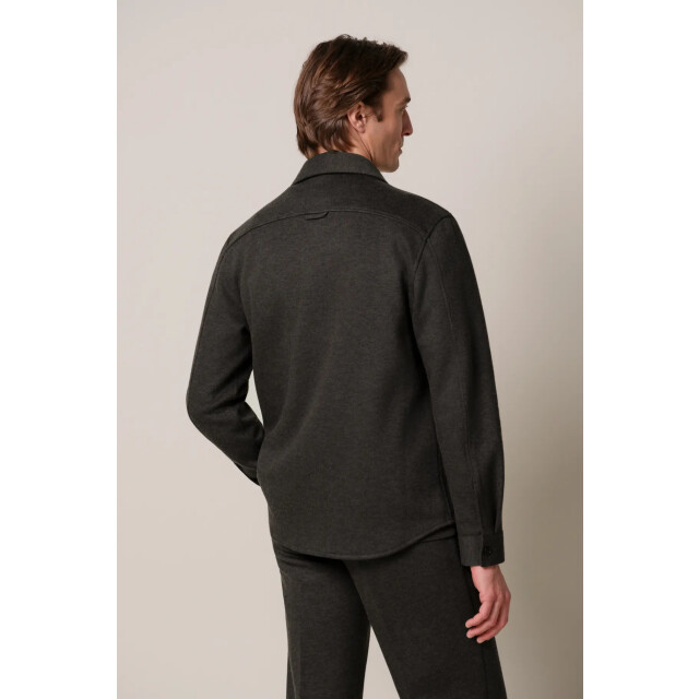 Profuomo knitted overshirt ppxf30001d h2 dark brown 05633.870.0004 large
