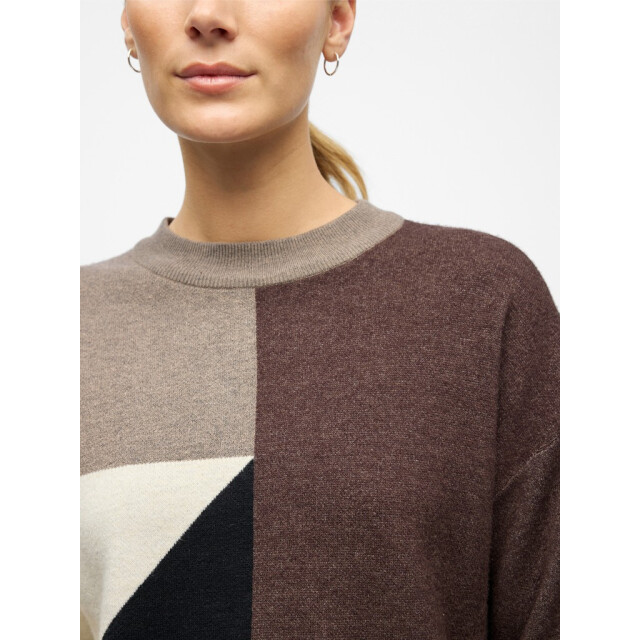 Object objray lo l/s knit pullover aop noo 23044642 morel 06721.820.0033 large