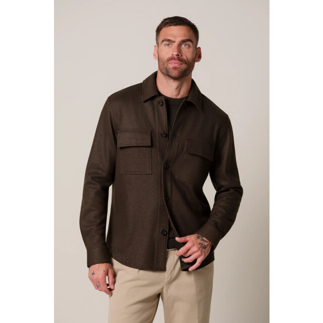 Profuomo knitted overshirt ppxf30001c z3 dark green 05633.370.0001 large