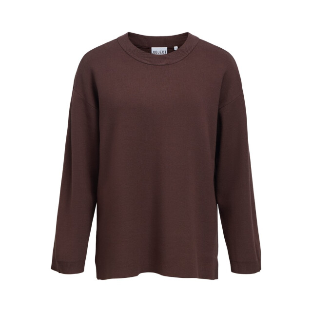 Object objreynard l/s lo knit pullover noo 23049287 seal brown 06712.840.0165 large