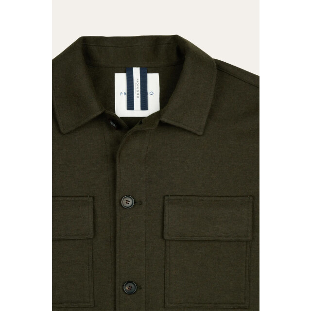 Profuomo knitted overshirt ppxf30001c z3 dark green 05633.370.0001 large