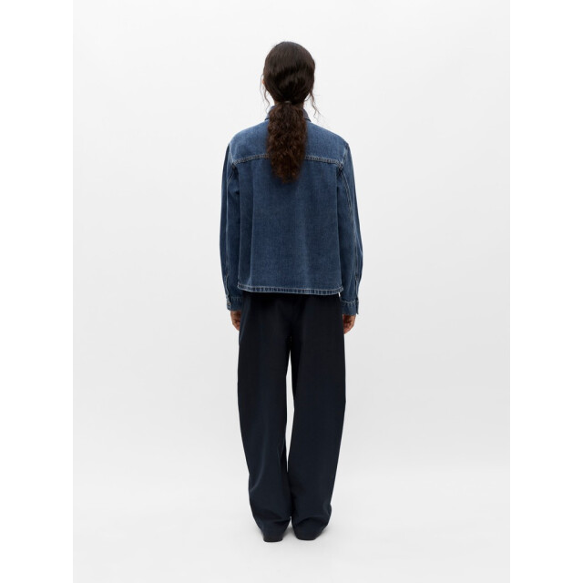 Object objrosie l/s re shirt noos 23049193 medium blue denim 06615.265.0011 large