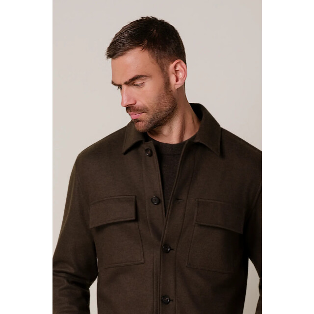 Profuomo knitted overshirt ppxf30001c z3 dark green 05633.370.0001 large
