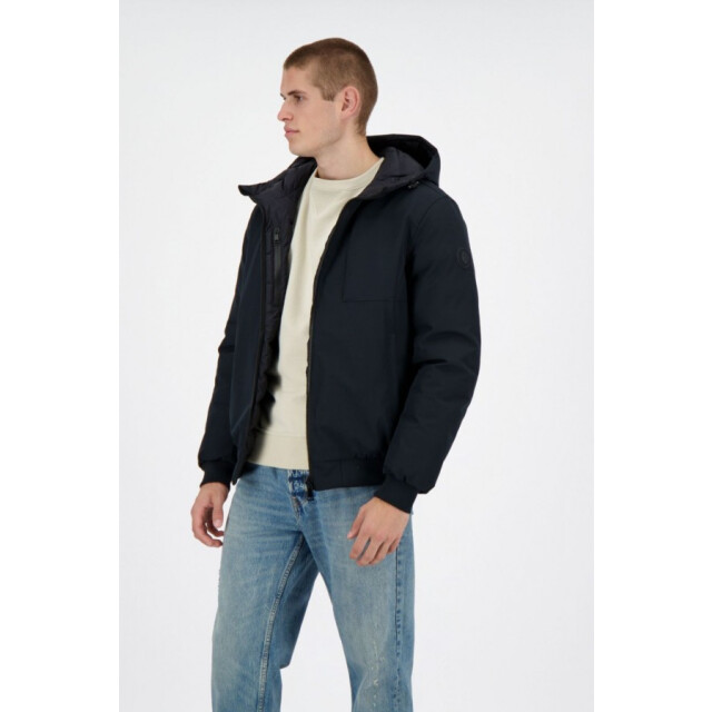 Airforce Frm1165552 hooded reversible dark navy jack Dark Navy Blue/HOODED REVERSIBLE large
