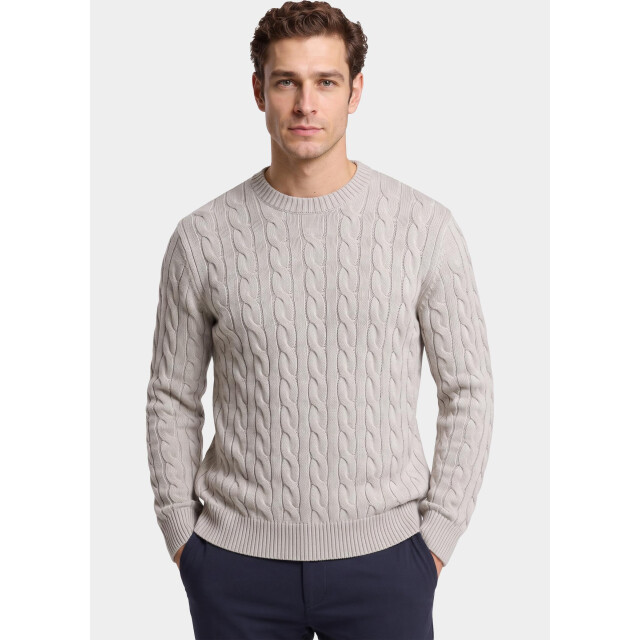 Bos Bright Blue Pullover heren 1191/4 off white 212223 large