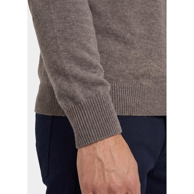 Bos Bright Blue Half zip 1171/153 taupe 212218 large